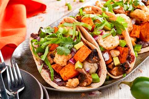 Roasted Vegetable Street Tacos Recipe (Dairy-Free, Gluten-Free Option)