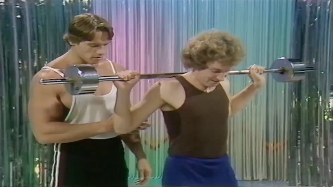 This Clip of Arnold as a 1970s Bodybuilding Instructor Is Going Viral