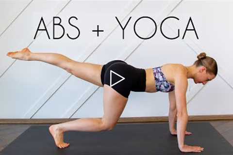 10 MIN ABS + YOGA - Slow and Controlled Core Workout (No Equipment)