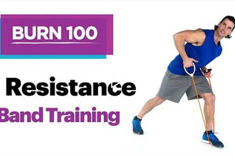 Resistance Band Training–Quick & Easy At-Home Workout Routine–SELF’s Burn 100 Calories