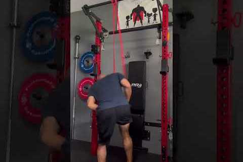 Home Gym Hack: Band Assisted Pull Ups (DON’T DO THIS) #shorts