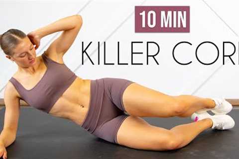 10 MIN INTENSE ABS (No Equipment) - Total Killer Core