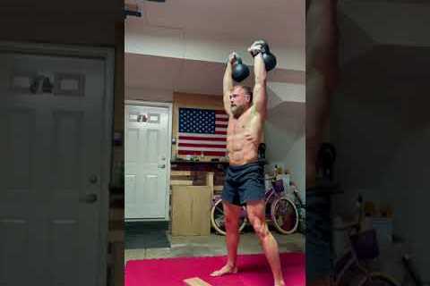 Advanced Double Kettlebell Complex With Two 24KG Kettlebells