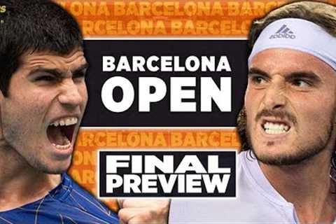 Carlos Alcaraz vs Stefanos Tsitsipas | Barcelona Open 2023 Final | Tennis Talk Preview