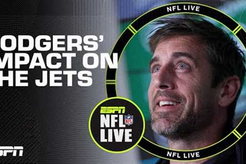 Aaron Rodgers has ALREADY made a tremendous impact on the Jets - Dianna Russini | NFL Live