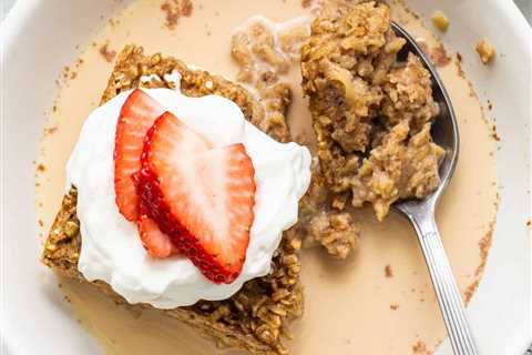 Tres Leches Baked Oatmeal