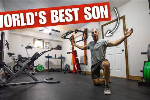 I Built My Parents a $20K Dream Home Gym!