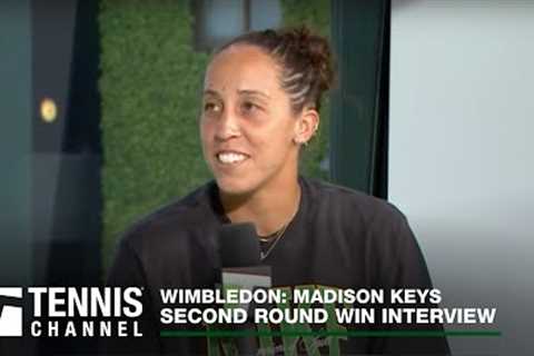 Madison Keys Speaks on her Undefeated Grass Court Season | 2023 Wimbledon Second Round Interview