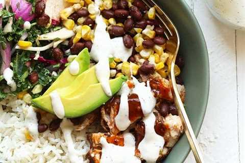 Grilled BBQ Chicken Bowls