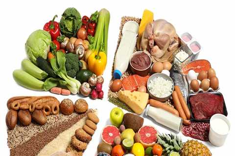 What are the main food groups for healthy diet?