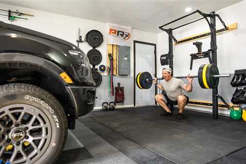 Man Builds Collapsible Home Gym in 2-Car Garage!