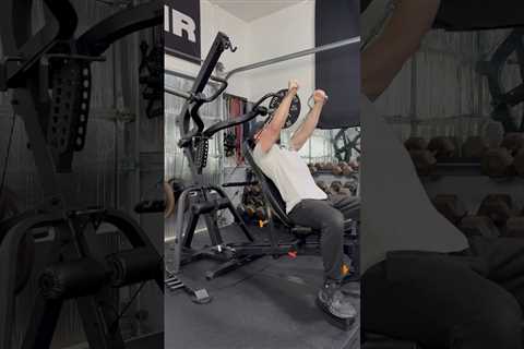 Powertec Levergym Chest Press Hacks #homegym #garagegym #powertec