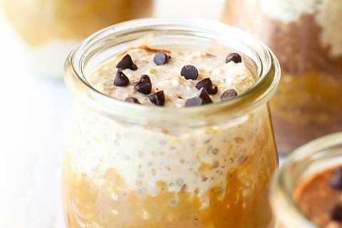 Peanut Butter Cup Overnight Oats