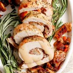 Thanksgiving Turkey Roulade with Italian Sausage Stuffing
