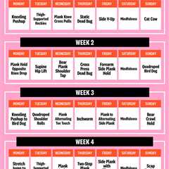 This 30-Day Abs Challenge Strengthens And Sculpts Your Core In Only 5 Minutes A Day